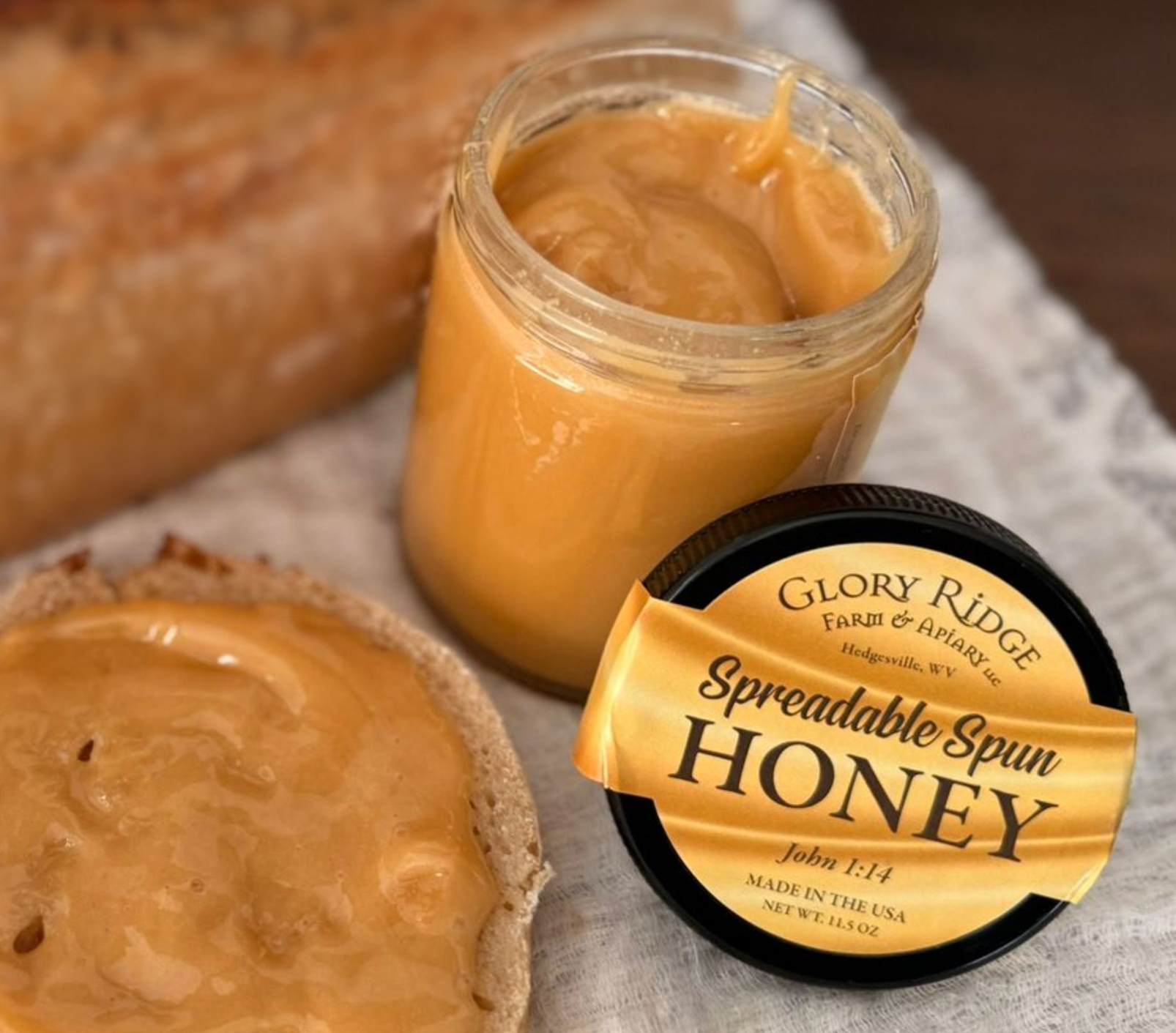 Spreadable Spun Honey